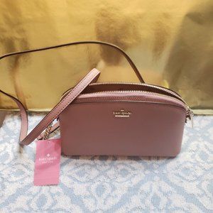 Kate Spade Hilli K5994 Saffiano leather dusty peon (650) new with tags